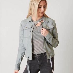 Jolt Women's Light Gray Utility Jacket